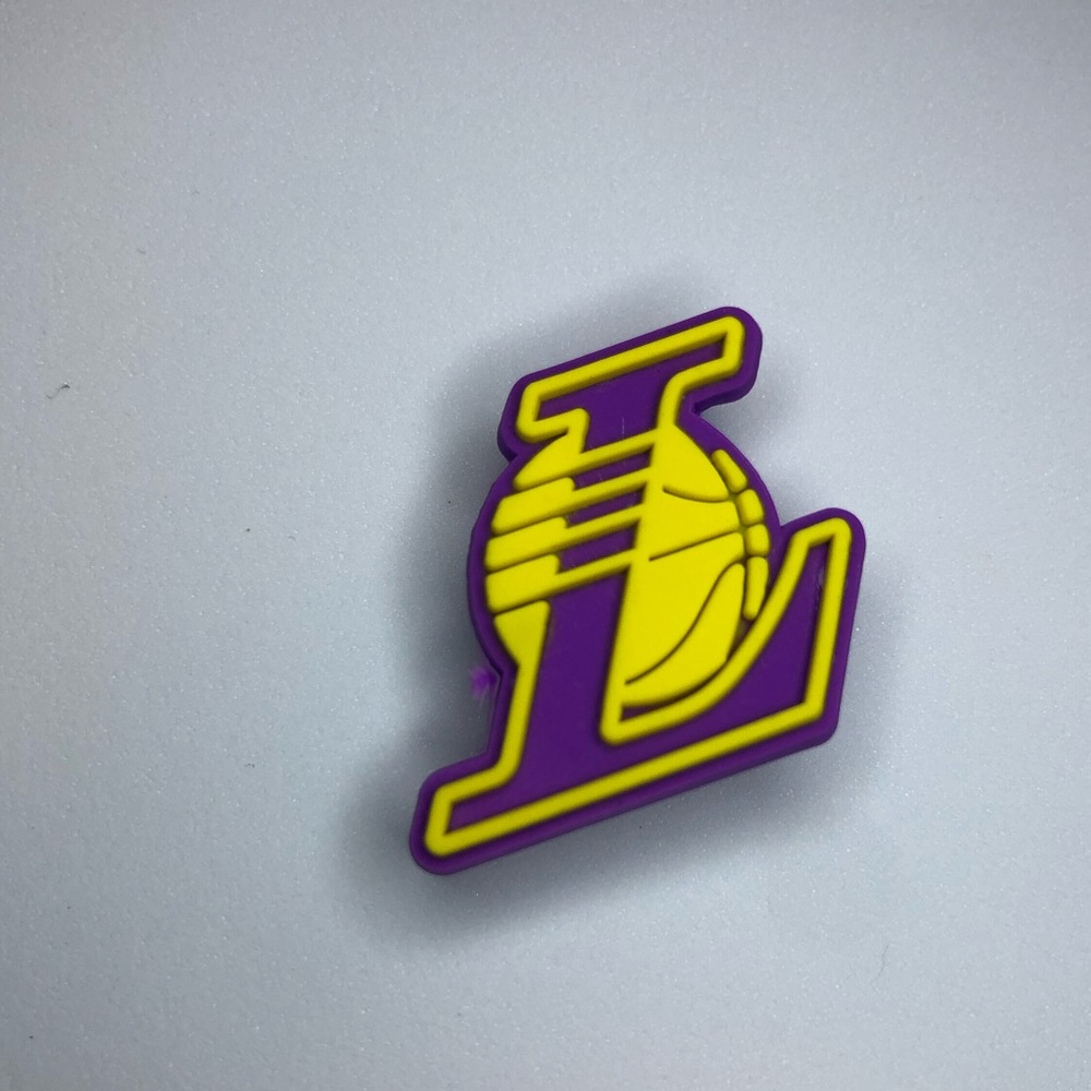 10/$13 Los Angeles Lakers crocs charm/jibbitz